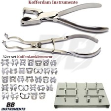 "5er Kofferdam Set Dental – Ainsworth Lochzange Rahmen Klammern Zahnmedizin"
