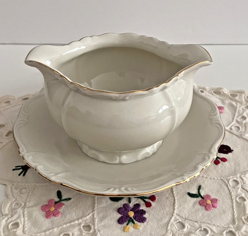 Vintage porzellan sauciere - vintage,