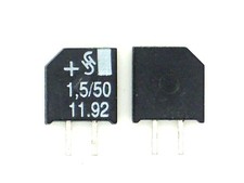 2x SIEMENS Tantal-Elektrolytkondensator 1,5µF/50V- (1,5uF,Kondensator,ELKO)F133