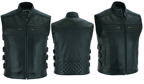 Lederweste kutte motorrad - lederweste,