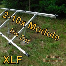 Freilandanlage XLF 30 Grad Photovoltaik Aluminium Edelstahl  Solar Haus Garten