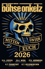 4x Böhse Onkelz 11.07.2026 Gelsenkirchen Nordkurve Stehplatz Schalke Ticket 11.7