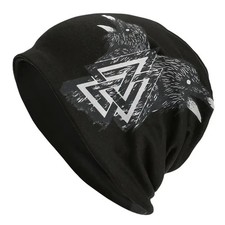Wikinger Beanie Rabe Valknut