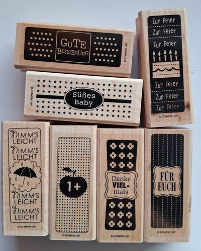 Stampin stempelset grüsse - stampin,