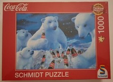 Puzzle COCA COLA Polarbären Schmidt 1000 Teile Nr.: 599133 NEU & OVP Coke