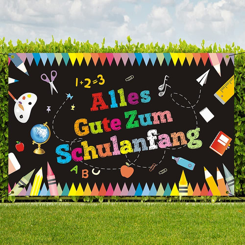 Aurasky einschulung girlande - einschulung,