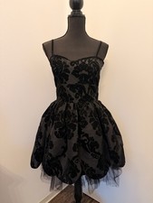 Kleid Schwarz Tüll Gothic von