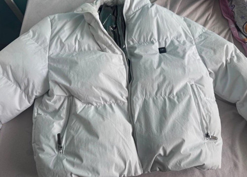 Damen daunenjacke weiß - mg, xl