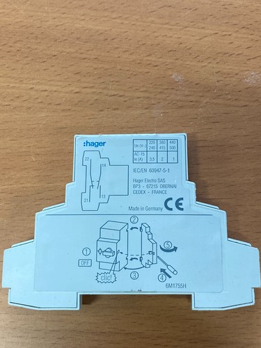 Hager mz520n hilfskontakt - hager, für