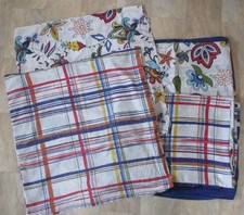 Wende - Bettwäsche 130 x 190 + 80 x 80 + 80 x 40 cm bunt Meradiso