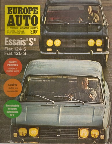 Europa auto 1969 - europa, fiat