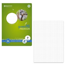 STAUFEN Green Schulheft Lineatur 7 A5 16 Blatt 1 und 2 Klasse Mathe 7mm 90g/qm
