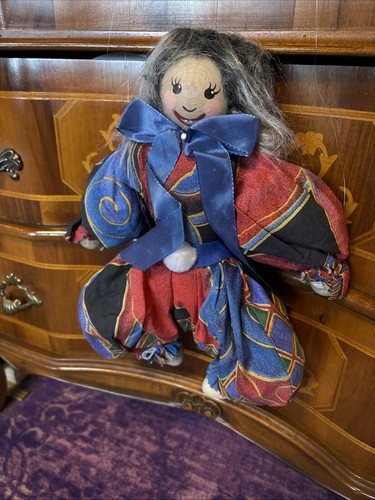 Marionette puppe clown hexe - puppe, clown,