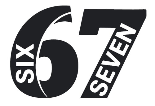 Aufkleber six seven - aufkleber,