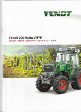Fendt 200 Vario V/F/P, Prospekt, Traktor