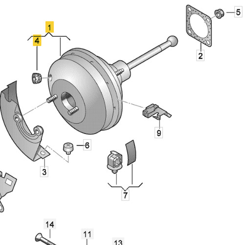Bosch bremskraftverstärker - bosch,