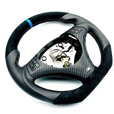 TAUSCH BMW M-POWER E82 E84 E87 E88 E90 E91 E92 E93 Abgeflacht Lenkrad BLAU