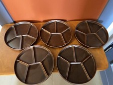 Fondueteller Ostalgie Mid Century Space Age VINTAGE 70er Farbpalette