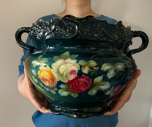 Keramik vase jugendstil art - vase,