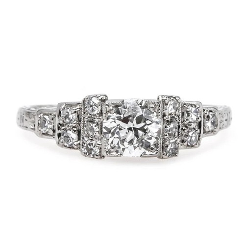 Rund diamant trauring - 2,