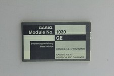 Bedienungsanleitung Manual Casio Module No 1030 GE (12042584)