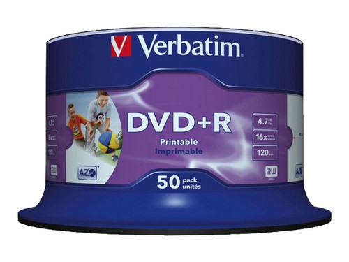 43512 verbatim dvd r - verbatim, 50