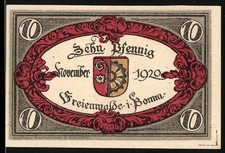 Notgeld Freienwalde i. Pom