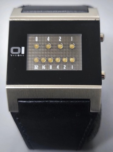 Theone binär uhr - 01, binär-uhr