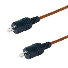 10m Lautsprecher Kabel Audio Transporent Stecker DIN 41529 PA Box Stereo Anlage