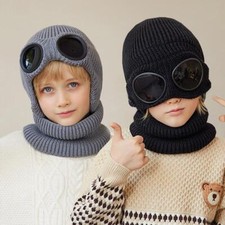 Kinder Winter Strick Mütze