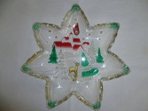 Vintage weihnachtsteller - vintage,