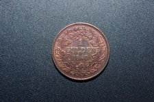 Medaille 1 Gulden 1840 Sparkasseneröffnung Königsbrunn 1985 Bayern ca 23mm