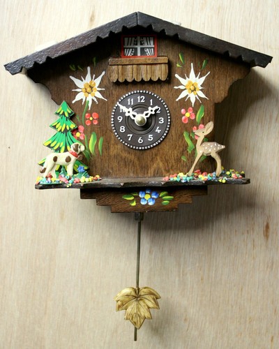 Uhr miniaturuhr schwarzwalduhr - miniaturuhr,