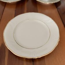 Bavaria Johann Kronester Porzellan KuchentellerElfenbein/Goldrand Ø19.x2cm.H