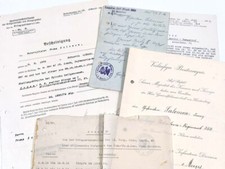 Dokumentengruppe eines Gefreiten im 1. Weltkrieg mit Vorläufigen Besitzzeugnis d