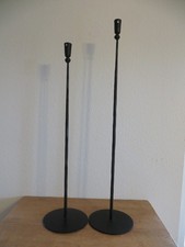 2 x Kerzenständer Trivo black candle stand  House Doctor  80 und 70 cm