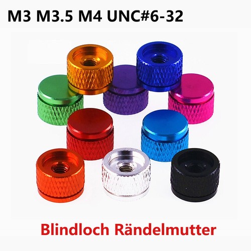 Rändelmutter 5 m4 - rändelmutter, m3