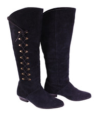 Damen Vintage Stiefel Leder