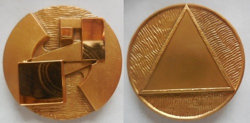 Skulptur medaille die sonnen - medaille,