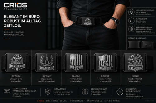 Crios dark country schnalle - crios,