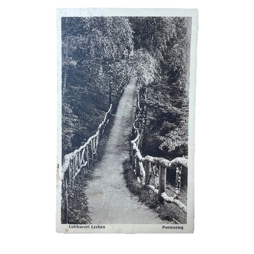 Postkarte lychen poetensteg - postkarte,