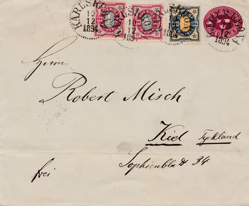 Schweden 1894 karlskrona - 1894:,