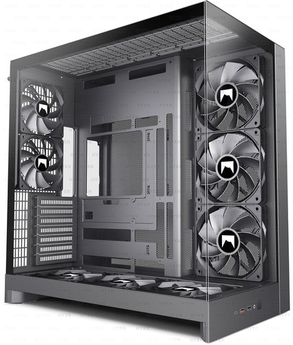 Atx gehäuse 8 lüfter - gehäuse,