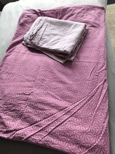 4-teilige Bettwäsche Barbara Becker rosa Renforce 80x80  135x200 pink Baumwolle