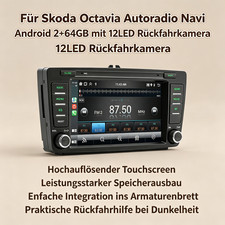 Touchscreen Navi für Škoda