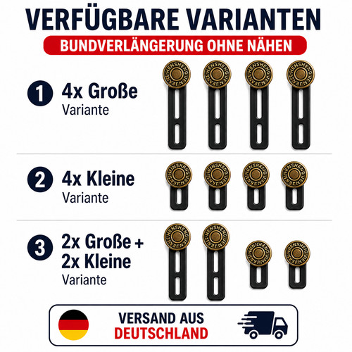 Jeans bundverlängerung - 4x,
