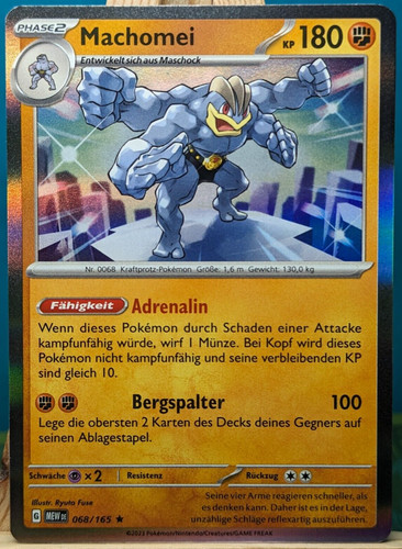 Pokemon 151 machomei - pokemon,
