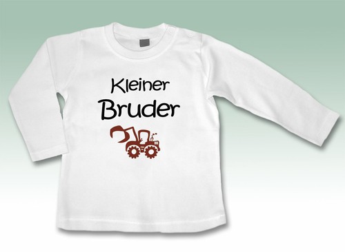 Baby shirt kleiner bruder - baby,