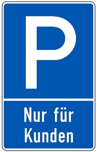 Parkplatzschild nur für - parkplatzschild,