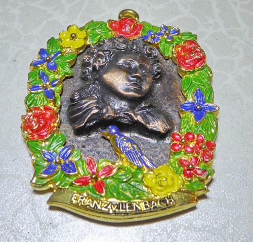 Plakette franz lenbach - plakette,